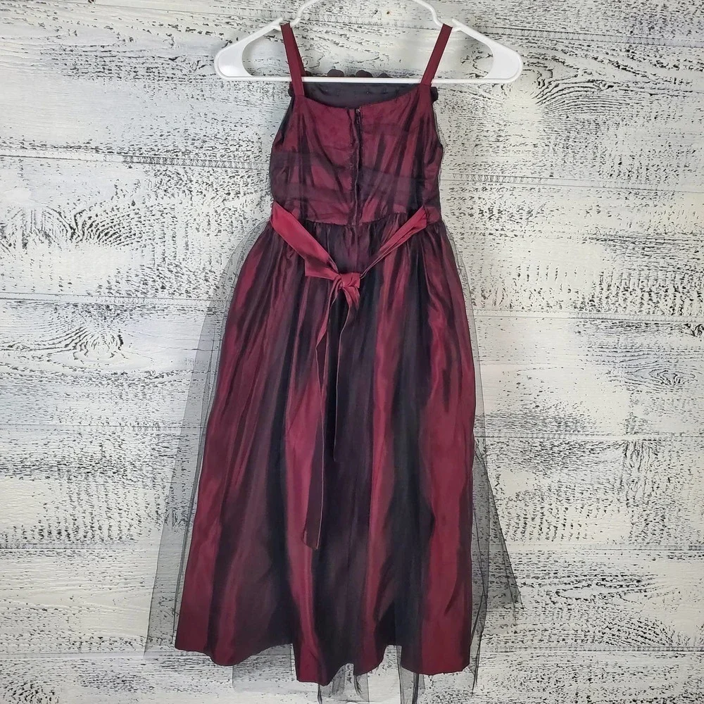 Amber Celeste for Biscotti Belted Formal Holiday Birthday Floral Dress Size 6X